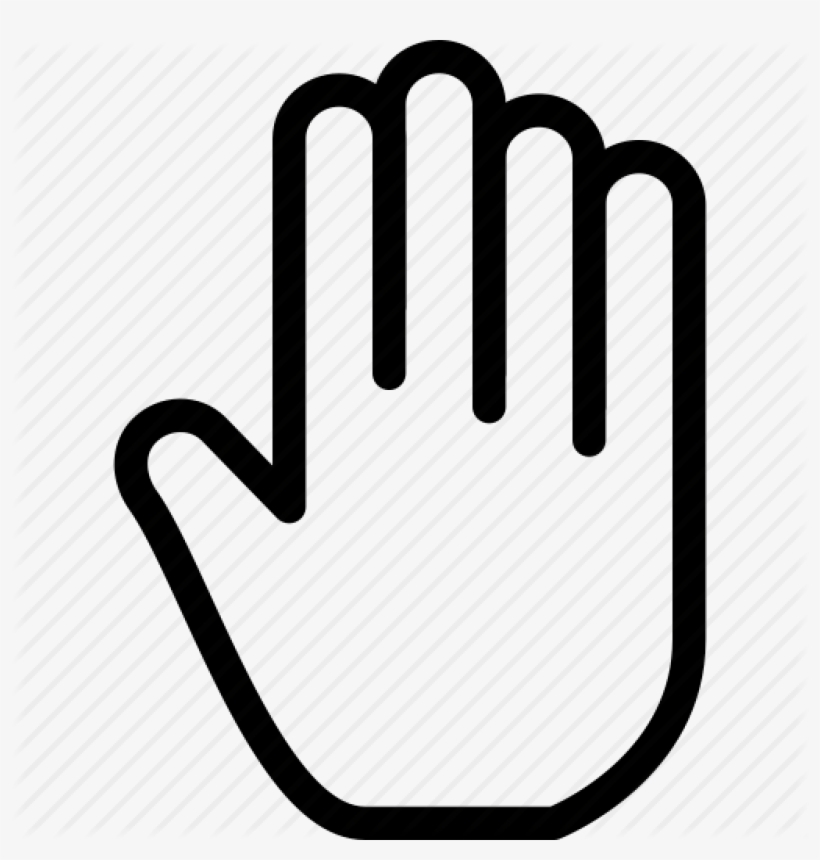 820x860 Handprint Outline Of Hand Group Free Clipart