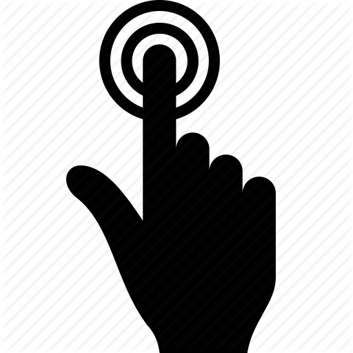512x512 Click, Finger, Gesture, Hand, Tap, Touch Icon