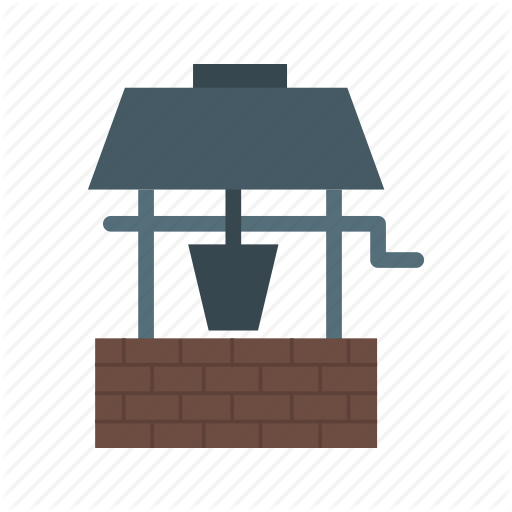 512x512 Bucket, Deep, Hole, Old, Rope, Water, Well Icon