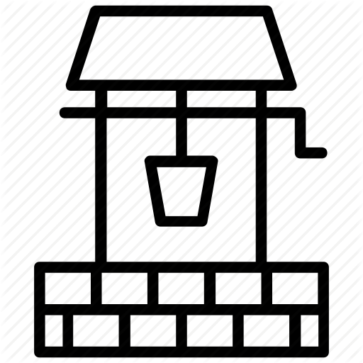 512x512 Countryside, Groundwater, Stone Well, Water Storage, Water Well Icon