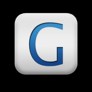 320x320 Matte Blue And White Square Icon Alphanumeric