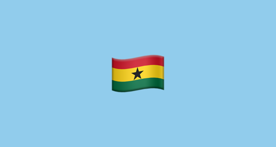 560x300 Flag For Ghana Emoji