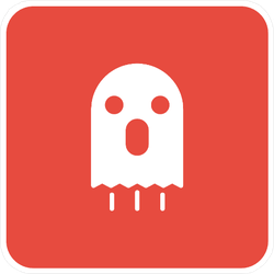 Ghost Icon Sticker 250x250 Ghost Icon Sticker
