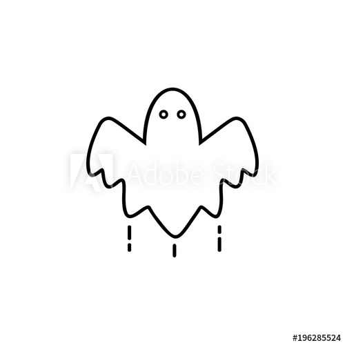Flying Ghost Icon Element Of Ghost Elements Illustration Thin 500x500 Flying Ghost Icon Element Of Ghost Elements Illustration Thin