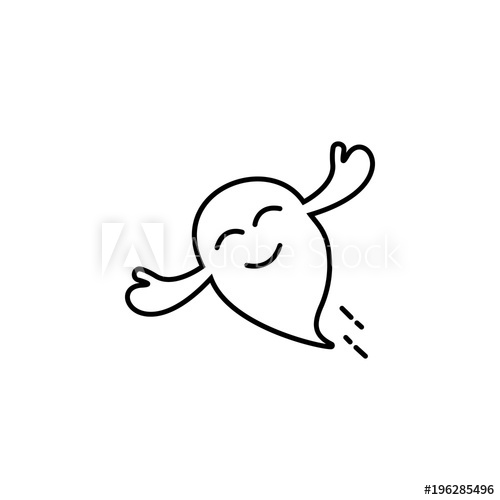 Sweet Ghost Icon Element Of Ghost Elements Illustration Thin 500x500 Sweet Ghost Icon Element Of Ghost Elements Illustration Thin