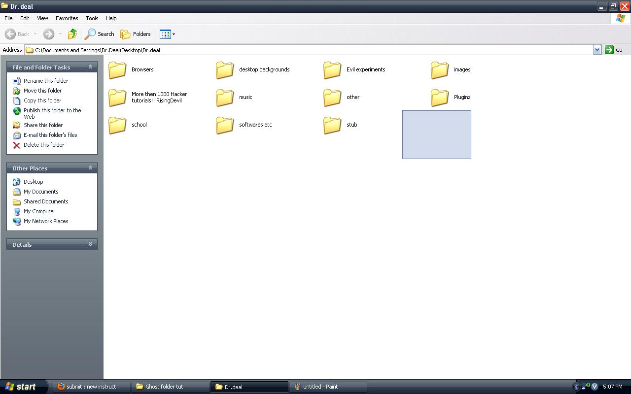 1280x800 How To Make A Ghost Folder Steps