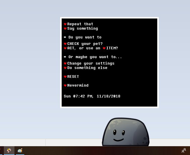 644x528 Pet Rock Desktop Buddy