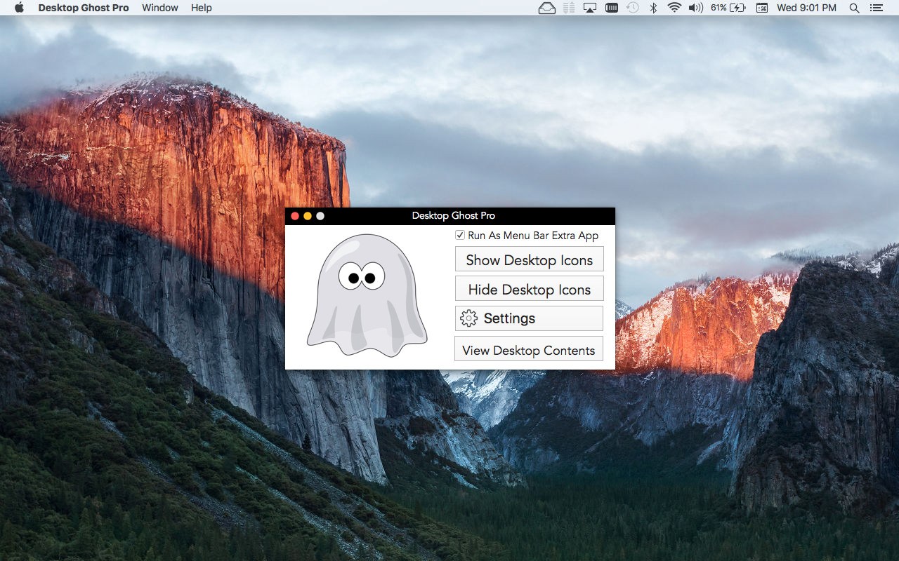 1280x800 Desktop Ghost Pro Mac Application