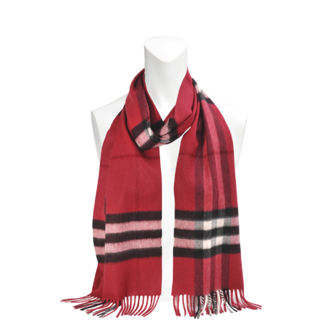 470x470 Burberry Giant Icon Check Cashmere Scarf