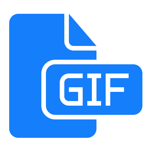 512x512 Gif, File, Document Icon