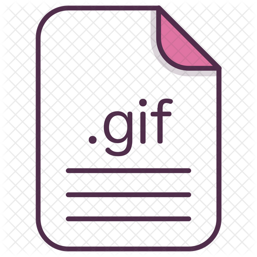 512x512 Gif Icon Of Colored Outline Style