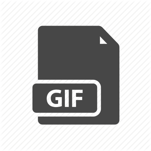 512x512 Document, File, Format, Gif Icon