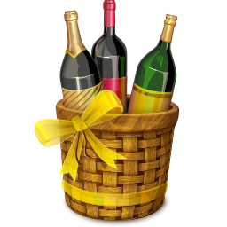 256x256 Wine Basket Icon Download Surprise Icons Iconspedia