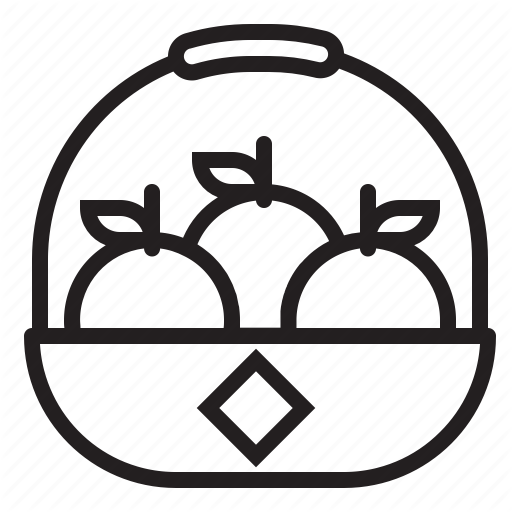 512x512 Basket Fruit, Chinese New Year, Fruit Gift Basket, Kumquat, Lunar