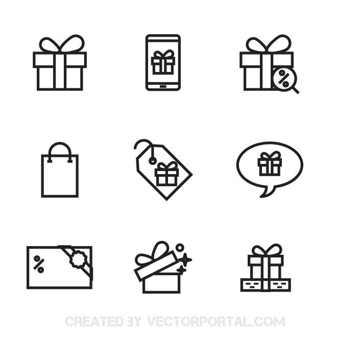 660x660 Gift Box Icons Vector Clip Art Icons Free Vectors Box Icon
