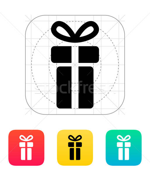 514x600 Small Gift Box Icons On White Background Vector Illustration