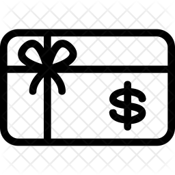 256x256 Gift Card Icon Of Line Style
