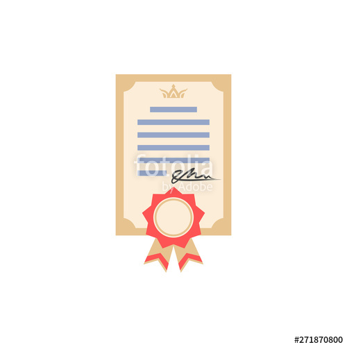 500x500 Icon Of Diploma Of Education, Gift Certificate, Document