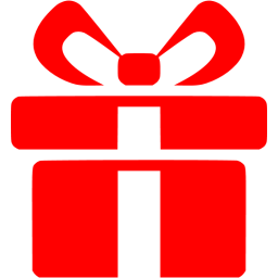 256x256 Red Gift Icon