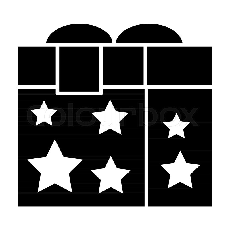 Gift Box With A Ribbon Solid Icon Stock Vector Colourbox 800x800 Gift Box With A Ribbon Solid Icon Stock Vector Colourbox
