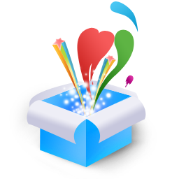 Magic Box Blue Icon 256x256 Magic Box Blue Icon