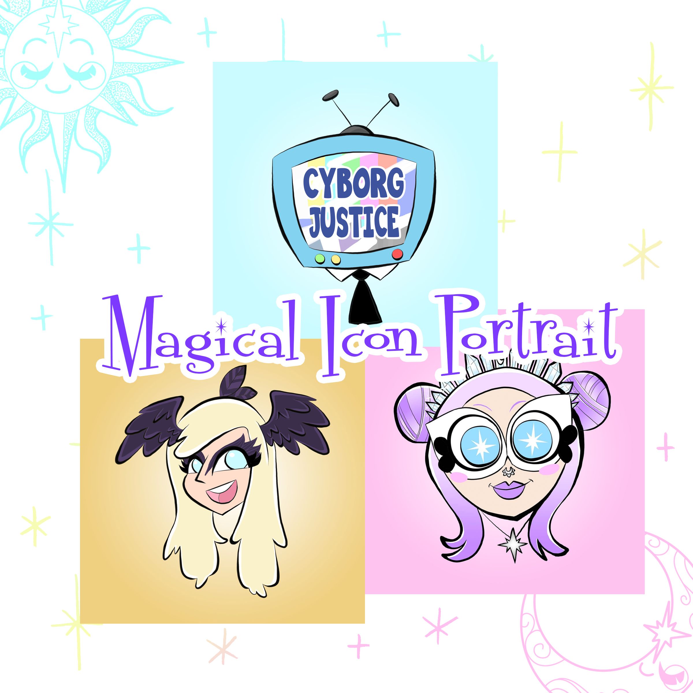 Magical Icon Portrait Commission 2400x2400 Magical Icon Portrait Commission