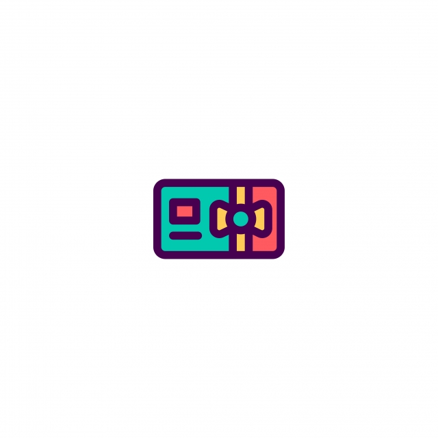 640x640 Gift Card Icon Design E Commerce Icon Vector Design, Logo, Vector