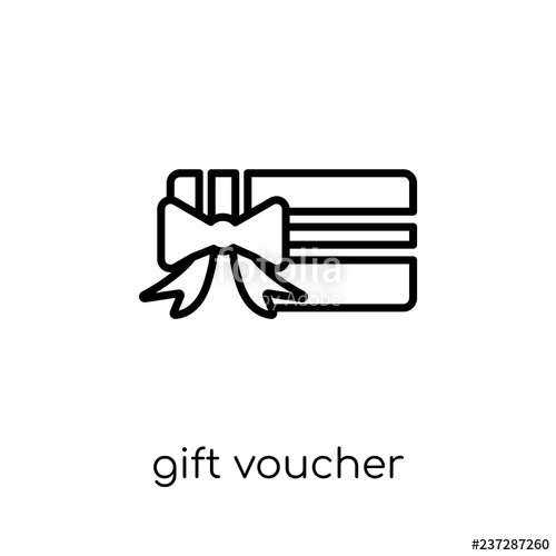 500x500 Gift Voucher Icon From Success Collection Stock Image