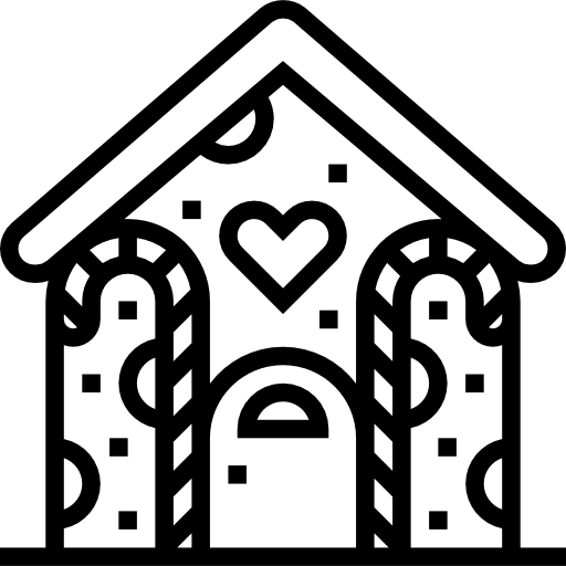 512x512 Gingerbread House