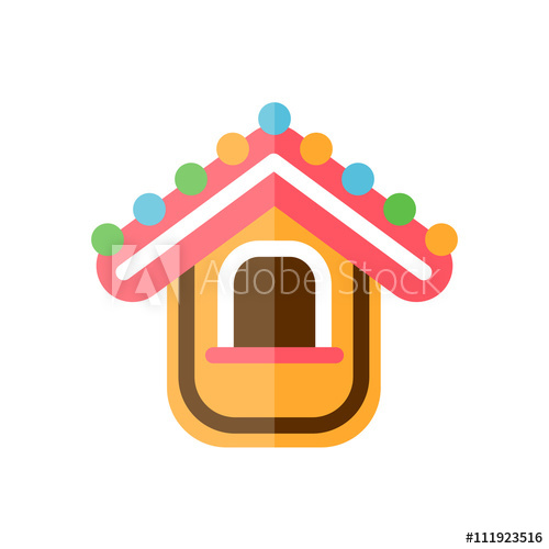 500x500 Gingerbread House Icon