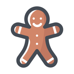 Gingerbread Man Icon 256x256 Gingerbread Man Icon