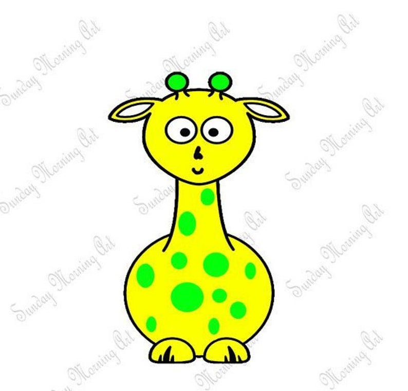 794x760 Giraffe Icon Spring Clip Art Animal Clip Art Commercial Etsy