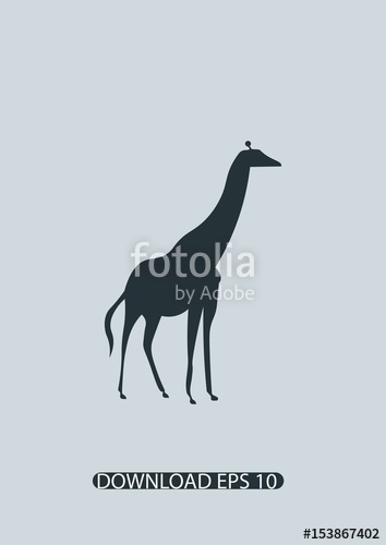 354x500 Giraffe Icon, Vector Stock Image And Royalty Free Vector