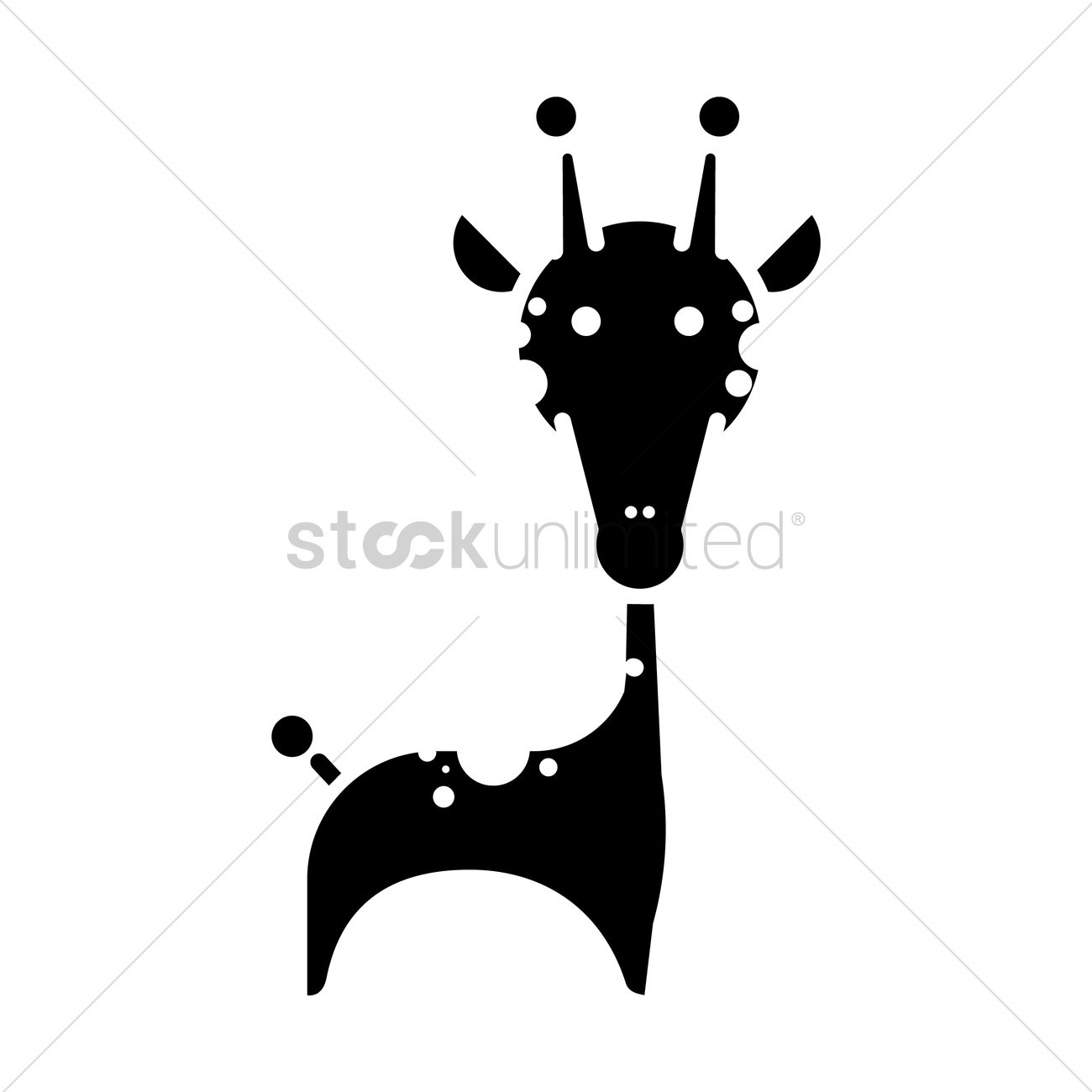 1300x1300 Giraffe Icon Vector Image