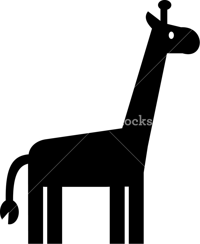 821x1000 Giraffe Icon Animal Royalty Free Stock Image