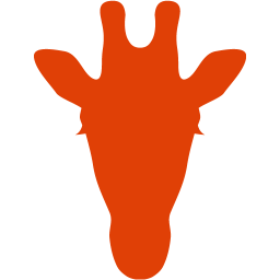 256x256 Soylent Red Giraffe Icon