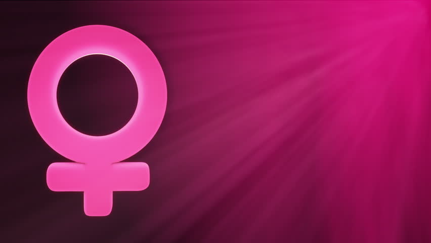 852x480 Pink Girly Icon In Sparkle Stock Footage Video