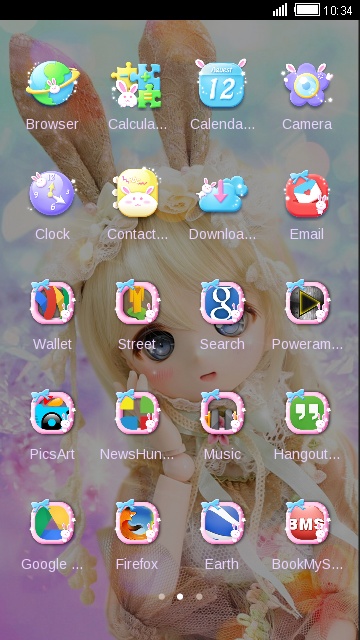 360x640 Download Cute Girl Theme For Your Android Phone Clauncher