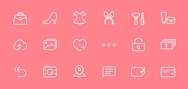 Girly Icon Pack at Vectorified.com | Collection of Girly Icon Pack free ...