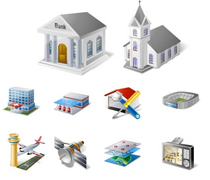 425x364 Gisgpsmap Icon Set Icons Pack Over Millions Vectors, Stock