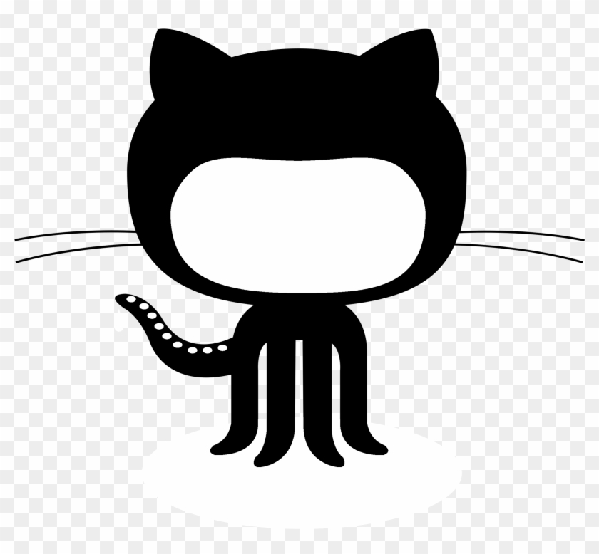 840x778 Github Octocat Logo Black And White