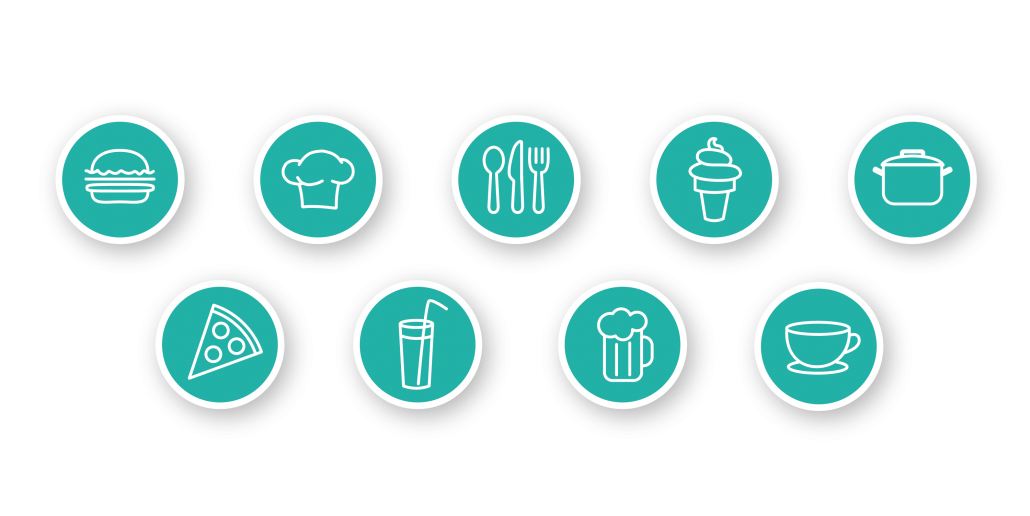 1030x516 Friday Freebie Giveaway Restaurant Icon Set Bizzy Bizzy