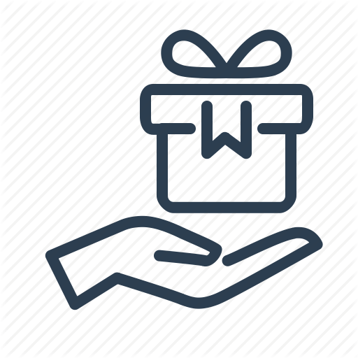 512x512 Box, Gift, Giveaway, Hand, Package, Present, Surprise Icon