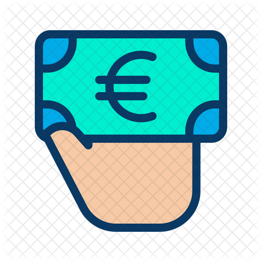 512x512 Euro Giving Icon Of Colored Outline Style