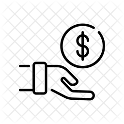 256x256 Giving Icon Of Line Style