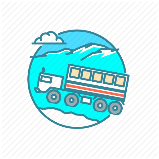 512x512 Glacier, Ice, Ice Safari, Iceland, Jeep, Snow, Tourist Attraction Icon