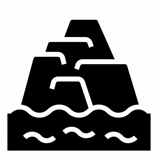 512x512 Glacier, Ice, Melt, Mountain, Warming Icon