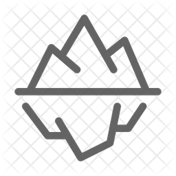 256x256 Glacier Icon Of Line Style