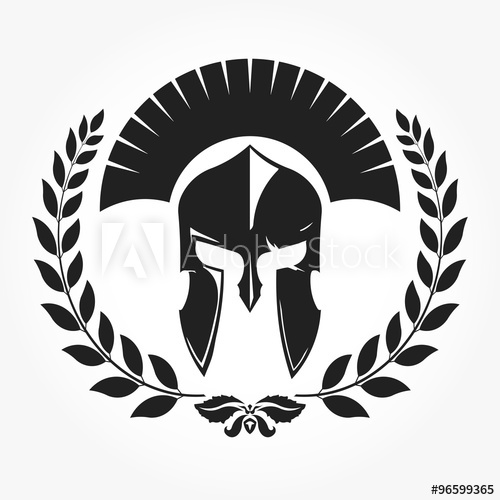 500x500 Gladiator, Knight Icon With Laurel Wreath