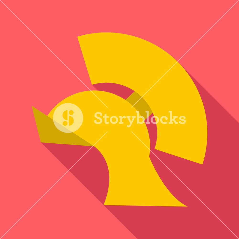 1000x1000 Gladiator Helmet Icon Flat Illustration Of Gladiator Helmet